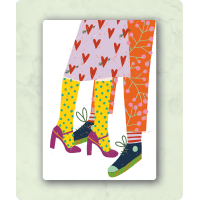 Postkaart Een dikke zoen Claire van Heukelom